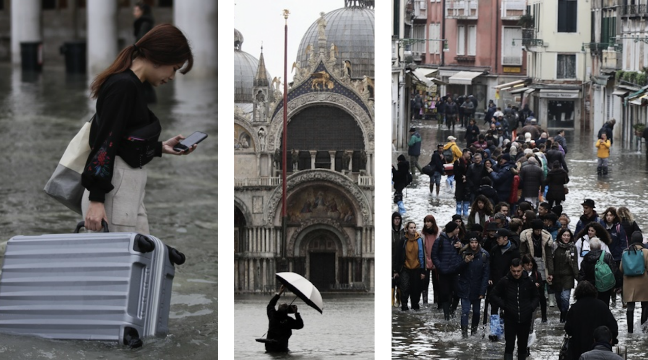 Venedig, Naturkatastrof, Italien